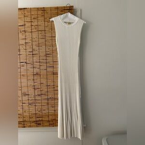 Dissh Ada White Sleeveless Midi Dress - Size XS